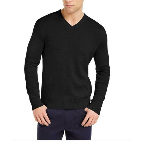 Calvin Klein Other - Calvin Klein Black V Neck Pullover Sweater Size XL